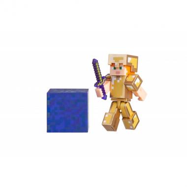 Minecraft Колекційна фігурка Alex in Gold Armor серія 4