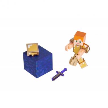 Minecraft Колекційна фігурка Alex in Gold Armor серія 4