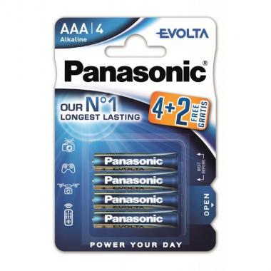 Panasonic Battery EVOLTA Alkaline AAА blister, 6 pcs.