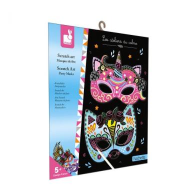 Janod Scratch Art Party Masks