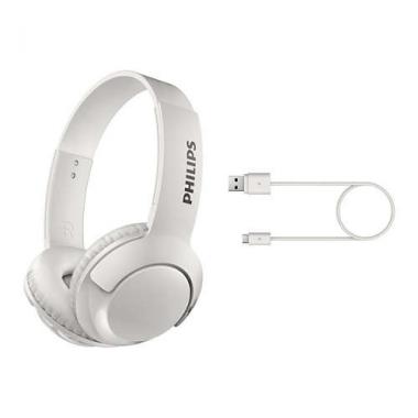 Philips SHB3075 On-Ear Wireless Mic[White]