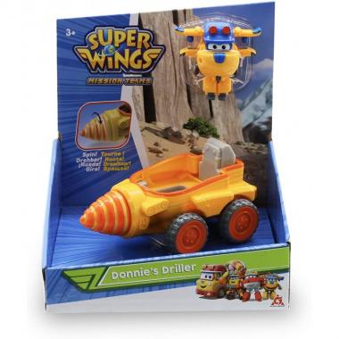 Super Wings Ігровий набір Donnie's Driller, Бурильний автомобіль Донні