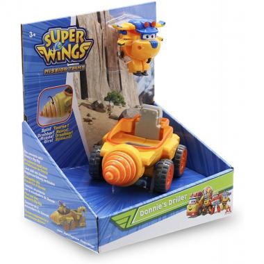 Super Wings Ігровий набір Donnie's Driller, Бурильний автомобіль Донні