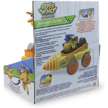 Super Wings Ігровий набір Donnie's Driller, Бурильний автомобіль Донні