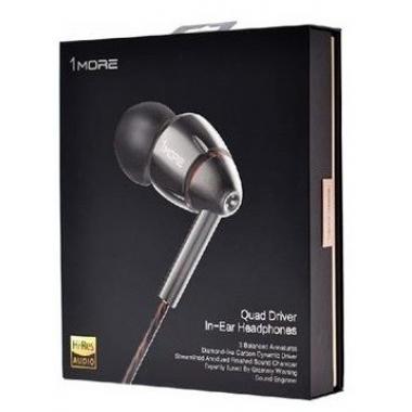 1MORE Quad Driver In-Ear Mic Gray
