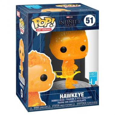 Funko Коллекционная фигурка Funko POP! Art Series Bobble Marvel Infinity Saga Hawkeye Orange w/Case 57615