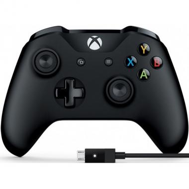 Microsoft Xbox One Controller + USB Cable for Windows