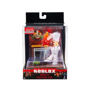 Roblox Игровая коллекционная фигурка Desktop Series Work At A Pizza Place: Fired W6