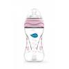 Nuvita Пляшка для годування Mimic 250мл. 3м + Антіколіковая[Feeding bottle Mimic 250ml. 3m+ Colic reduction, pink]