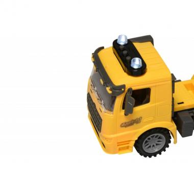 Same Toy Inertial toy car Truck Tractor unit (yellow) and tractor (with light and sound)