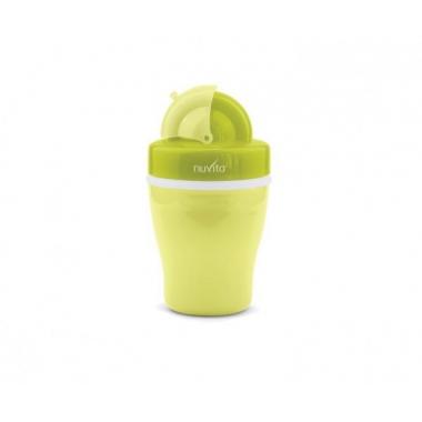 Nuvita Double wall cup with straw 18m+ 200ml[NV1436Lime]