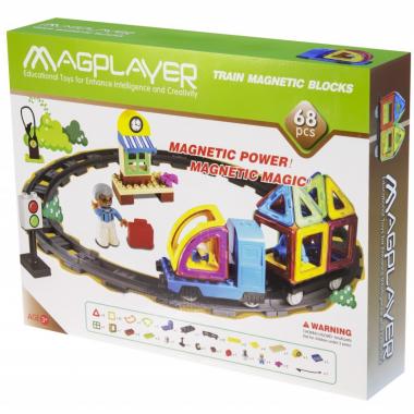 MagPlayer Конструктор магнітний 68 од. (MPK-68)