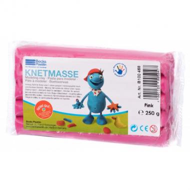 Becks Plastilin Set of modeling clay 250g. Pink