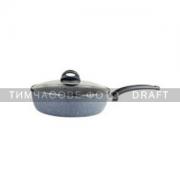 ARDESTO Fry pan Gemini Gourmet Viareggio with lid 24 cm, black, aluminium