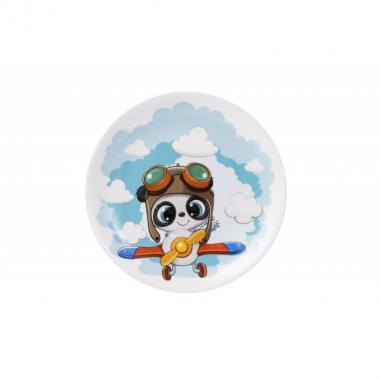 ARDESTO Набір дитячого посуду Panda pilot 3 пр., порцеляна