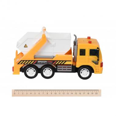 Same Toy Машинка на р/у CITY Вантажівка з контейнером (жовтий)