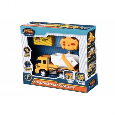 Same Toy Машинка на р/у CITY Вантажівка з контейнером (жовтий)