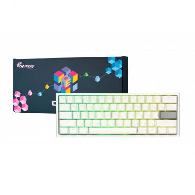 Ducky Клавиатура One 2 Mini, Cherry Red, RGB LED, RU PBT, White