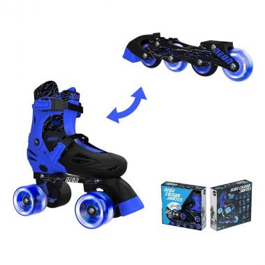NEON COMBO SKATES BLUE (SIZE 34-38)