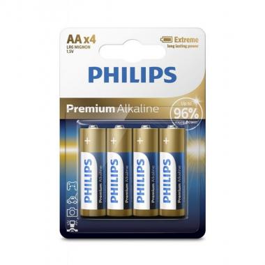 Philips Premium Alkaline[LR6M4B/10]