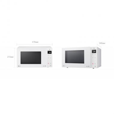 LG Microwave oven, 23L, electronic control, 1000W, display, white