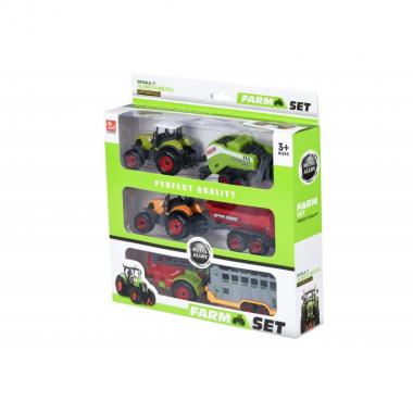 Same Toy Toy cat Farm - Tractor with trailer (3 pcs.)