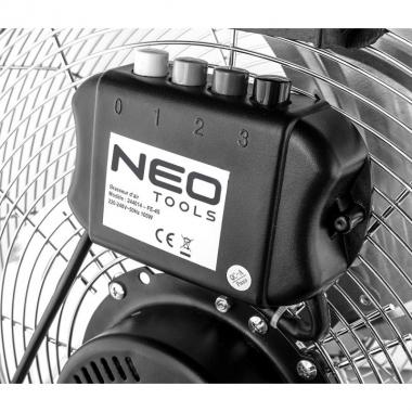 Neo Tools Floor fan, professional, 100W, diameter 45cm, 3 speeds, 100% copper motor