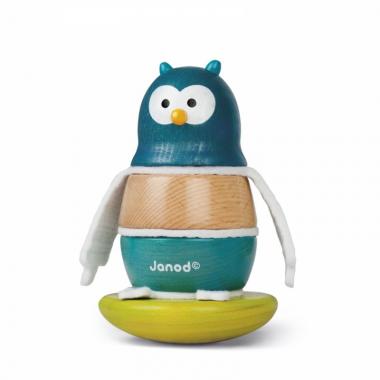 Janod Stacking Pyramid - Owl