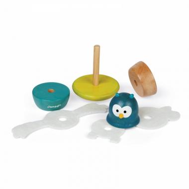 Janod Stacking Pyramid - Owl