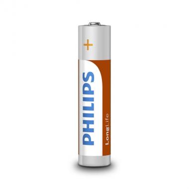 Philips Батарейка LongLife Zinc Carbon вугільно-цинкова AAA блістер, 4 шт
