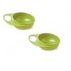 Nuvita Тарілка для годування Easy Eating (2шт. глибока)[NV8431Lime]