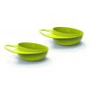 Nuvita Тарілка для годування Easy Eating (2шт. глибока)[NV8431Lime]