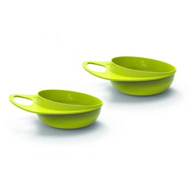 Nuvita Тарілка для годування Easy Eating (2шт. глибока)[NV8431Lime]