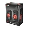 Trust Акустична система (Колонки) 2.0 GXT 608 Tytan Illuminated Speaker Set BLACK