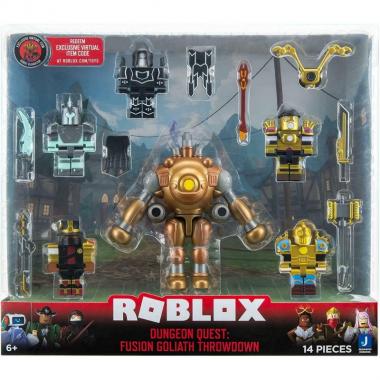 Roblox Игровой набор Jazwares Environmental Set Dungeon Quest: Fusion Goliath Throwdown W10
