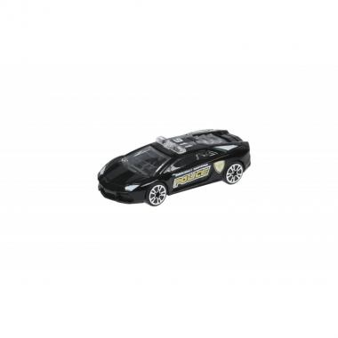 Same Toy Toy car Model Car Police (black)