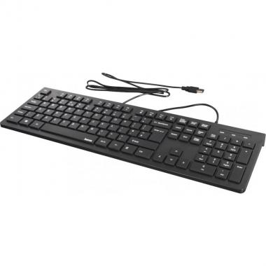 HAMA Keyboard KC-200 105key, USB-A, EN/UKR, black