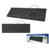 HAMA Keyboard KC-200 105key, USB-A, EN/UKR, black