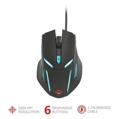 Trust GXT 152 Exent Illuminated BLACK