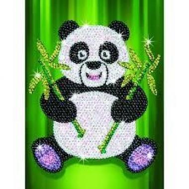 Sequin Art Craft set RED - Paz Panda
