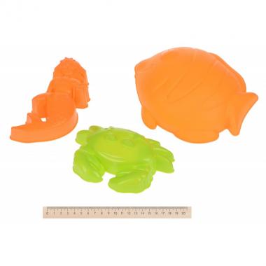 Same Toy Набір для гри з піском - Відерце жовте (6 од.)