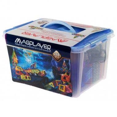 MagPlayer Magnetic construction set 268 pcs. (MPT-268)