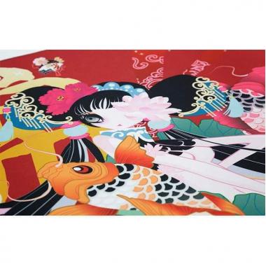 Varmilo Mouse Pad Peony Desk Mat XL (900х400х3mm)
