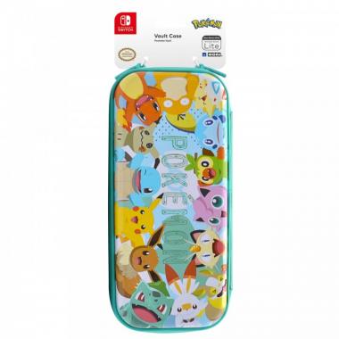 Hori Чохол Premium Vault Case (Pikachu & Friends) для Nintendo Switch, Turquoise