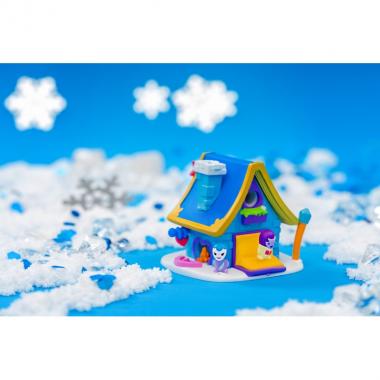 Nanables Ігрова фігурка Jazwares Nanables Small House Зимовий дивосвіт, Книгарня Біля каміна