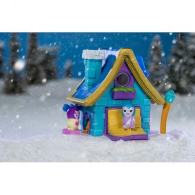 Nanables Ігрова фігурка Jazwares Nanables Small House Зимовий дивосвіт, Книгарня Біля каміна