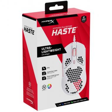 HyperX Mouse Pulsefire Haste USB, White/Pink