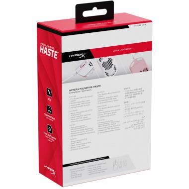 HyperX Mouse Pulsefire Haste USB, White/Pink