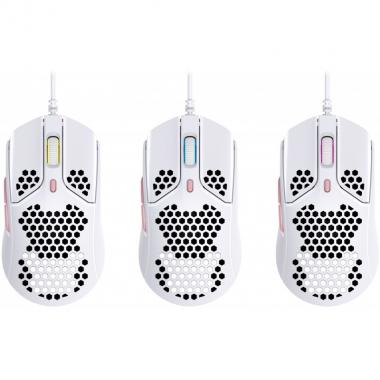 HyperX Mouse Pulsefire Haste USB, White/Pink