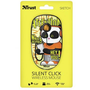 Trust SKETCH SILENT WL MOUSE[YELLOW]